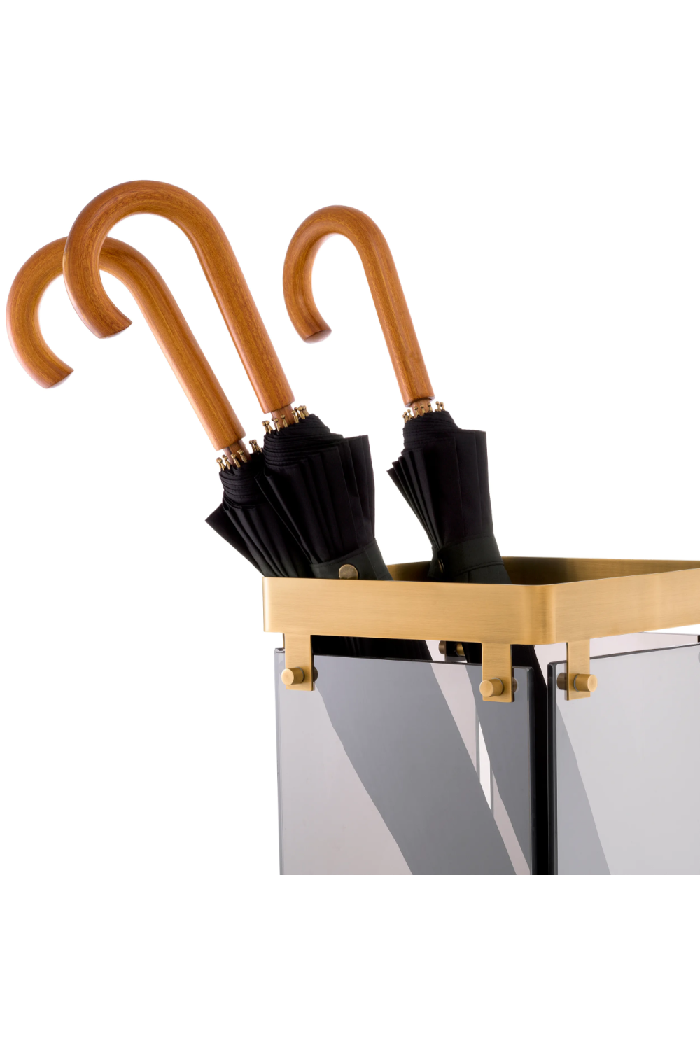 Smoke Glass Umbrella Stand Heston | Eichholtz Miami