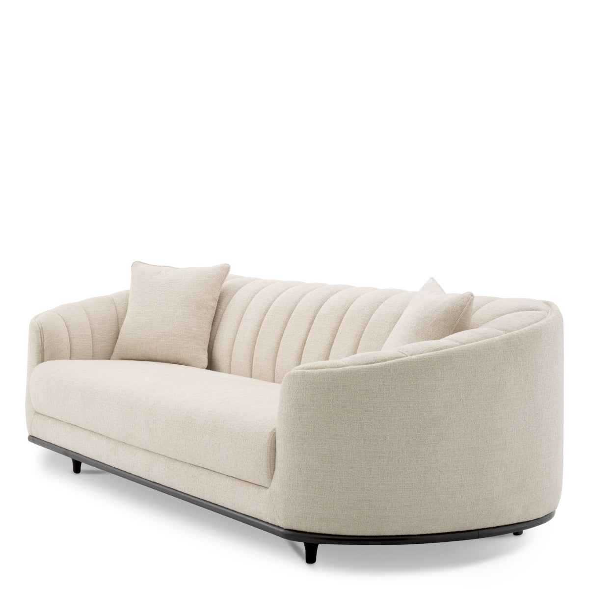 Beige Textured Sofa Agostino | Eichholtz Miami