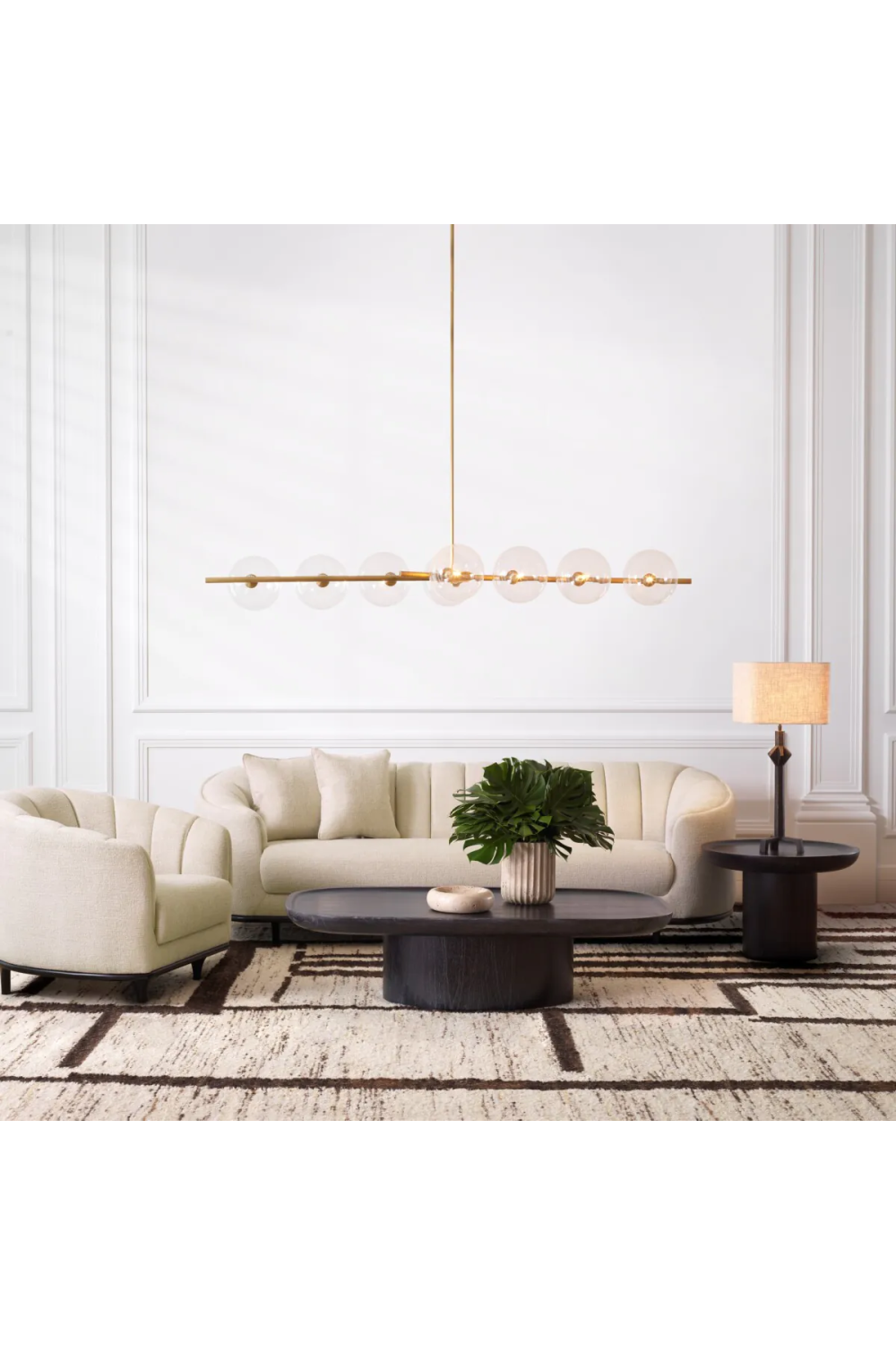 Channel Stitched Curve Sofa | Eichholtz Agostino | Eichholtzmiami.com