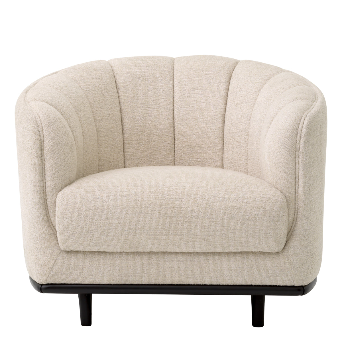 Channeled Modern Accent Chair Agostino | Eichholtz Miami