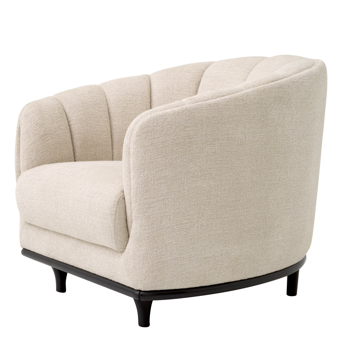 Channeled Modern Accent Chair Agostino | Eichholtz Miami