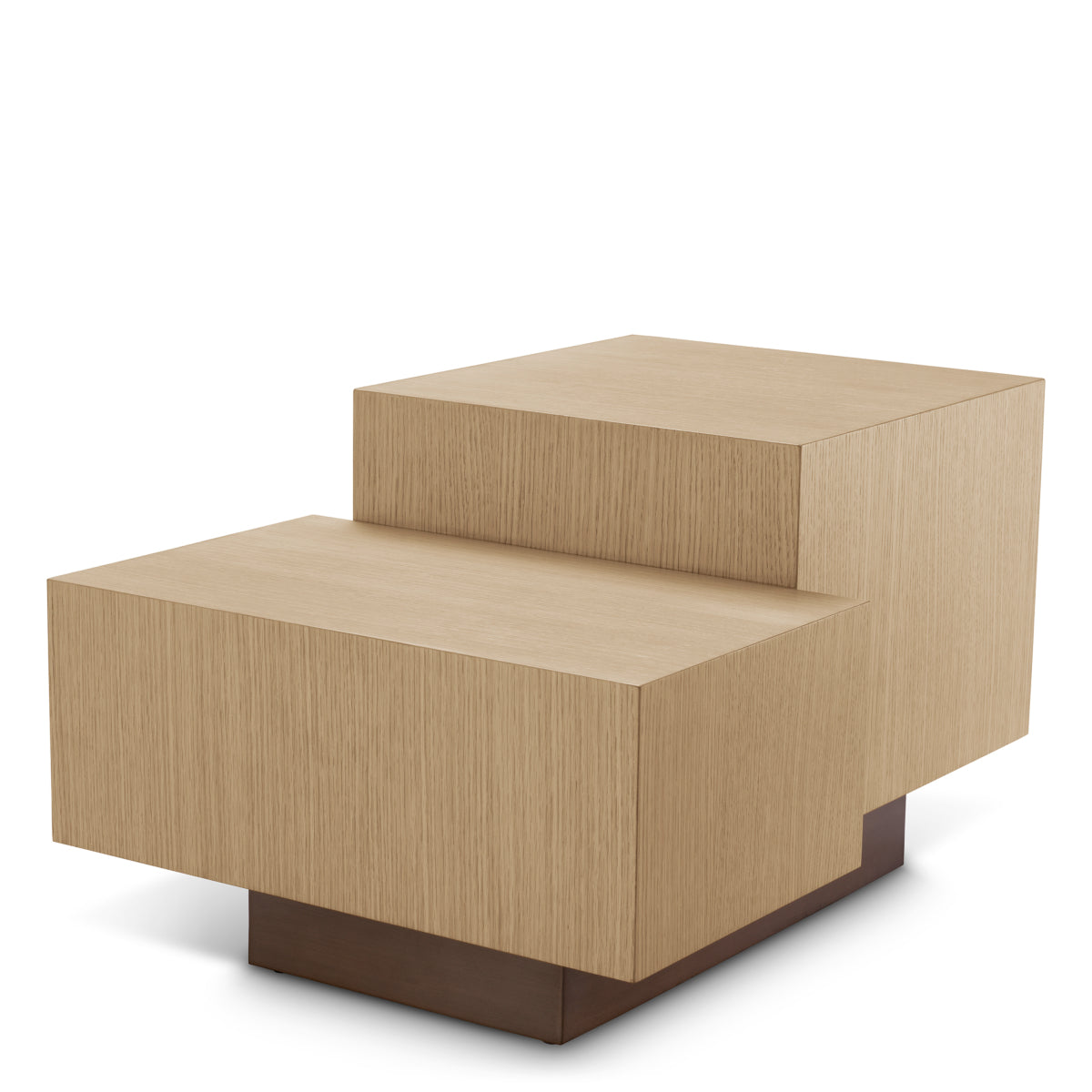 Natural Oak Veneer Side Table Nerone | Eichholtz Miami