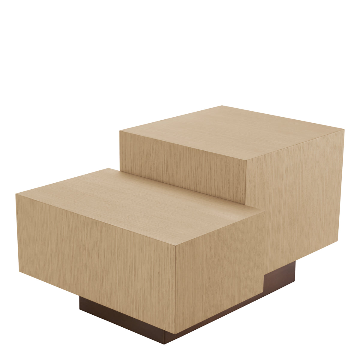 Natural Oak Veneer Side Table Nerone | Eichholtz Miami