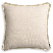 Herringbone Pattern Fringed Cushion L Kauai | Eichholtz Miami