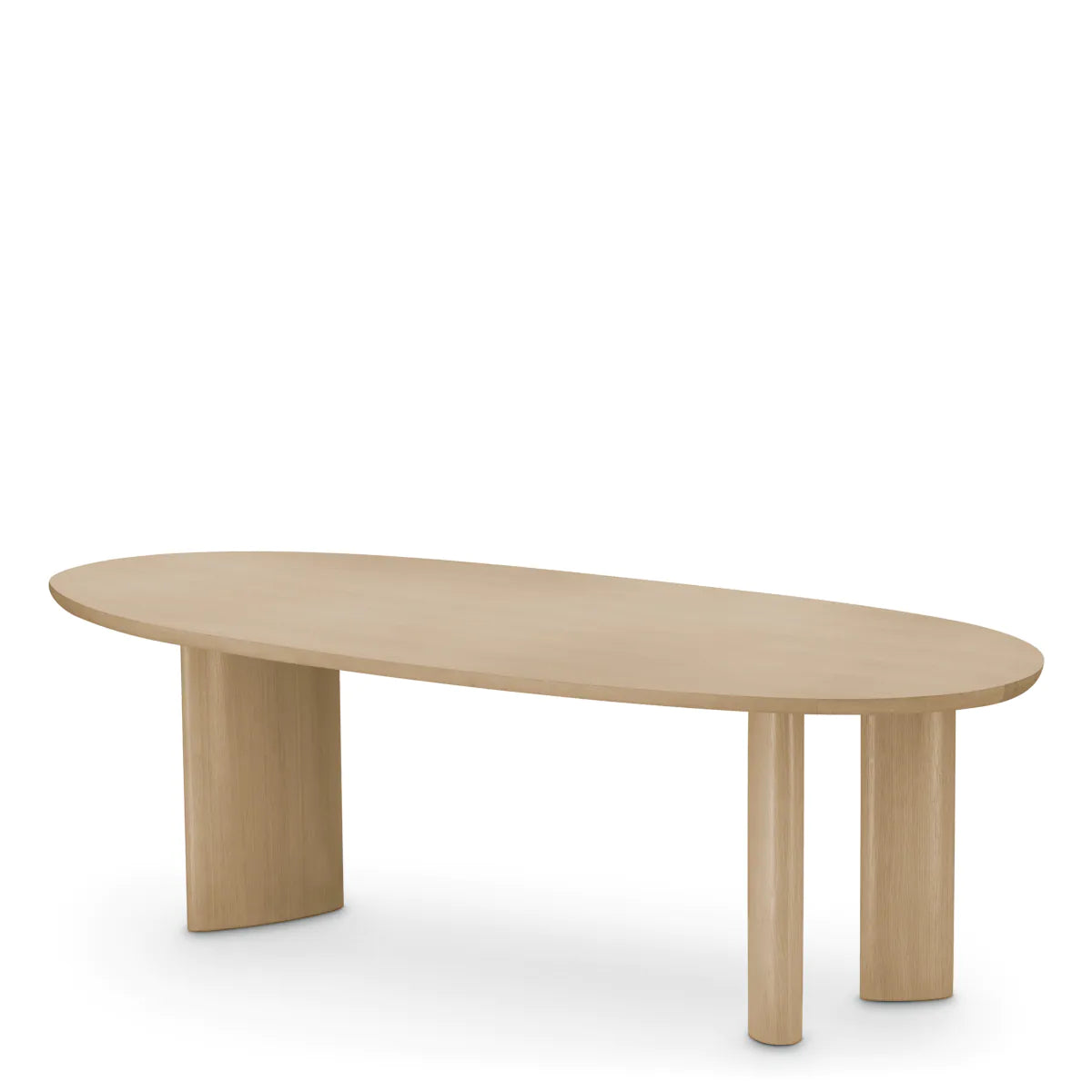 Oval Wooden Dining Table Lindner | Eichholtz Miami