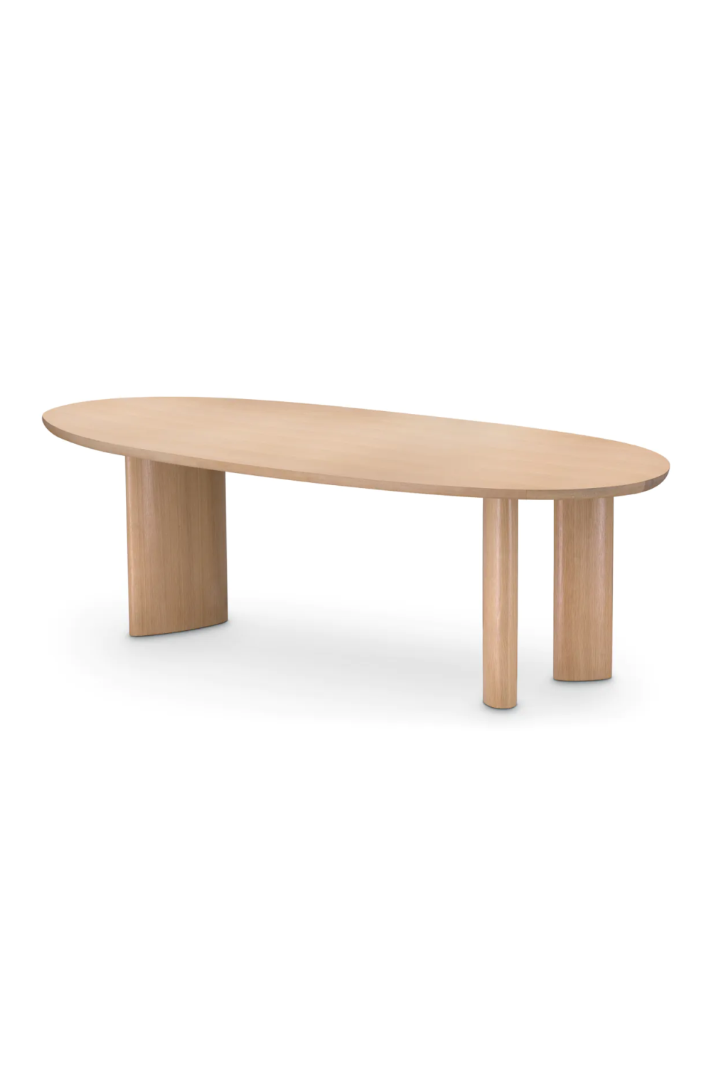 Oval Wooden Dining Table Lindner | Eichholtz Miami
