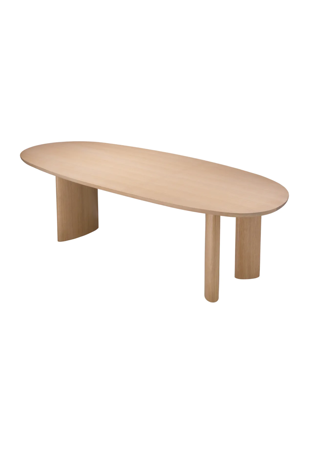 Oval Wooden Dining Table Lindner | Eichholtz Miami