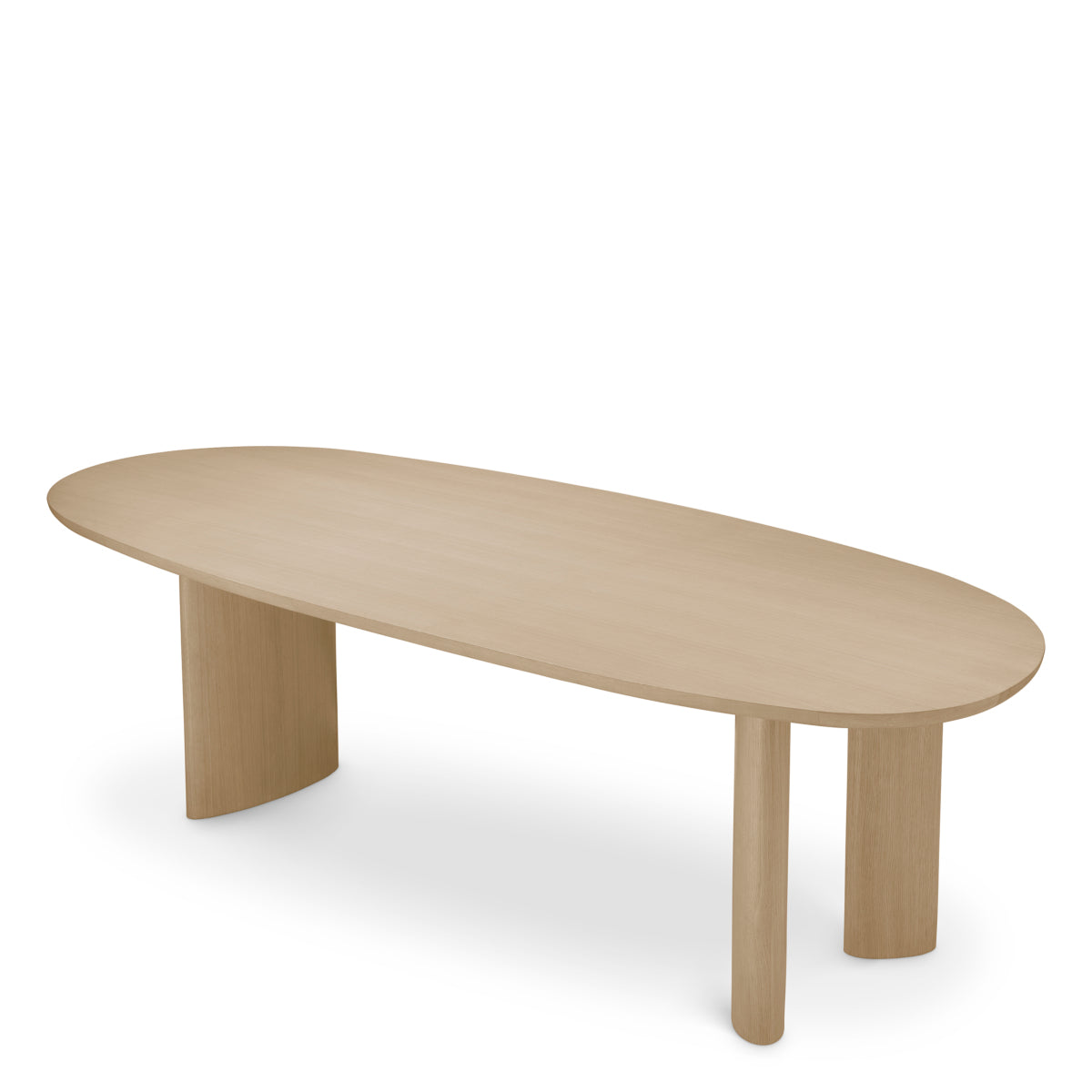 Oval Wooden Dining Table Lindner | Eichholtz Miami