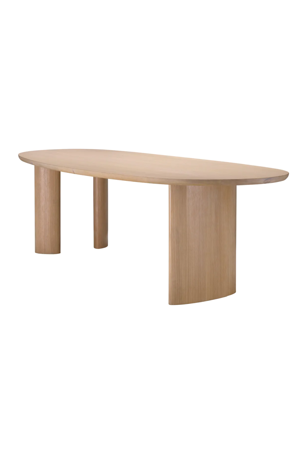 Oval Wooden Dining Table Lindner | Eichholtz Miami