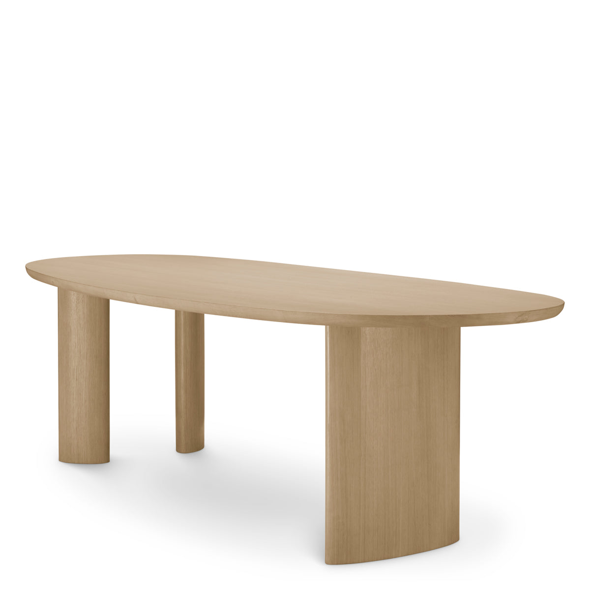 Oval Wooden Dining Table Lindner | Eichholtz Miami