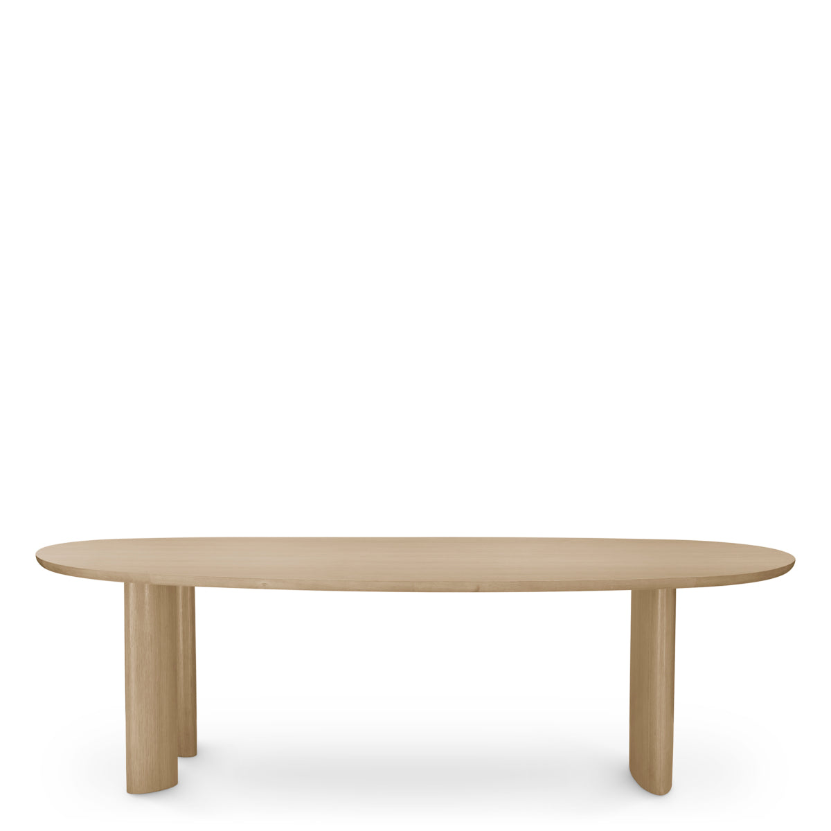 Oval Wooden Dining Table Lindner | Eichholtz Miami