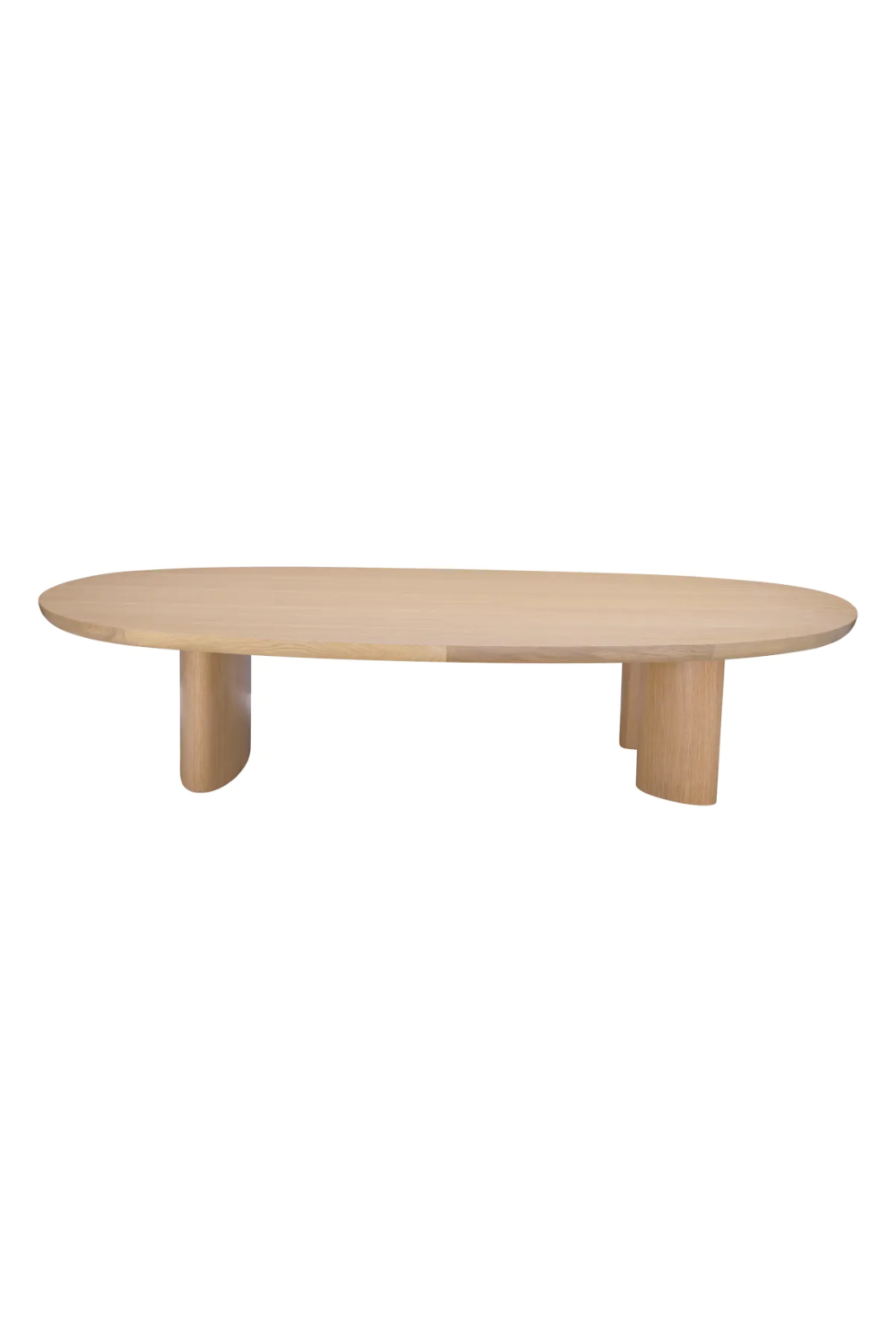 Oak Oval Coffee Table Lindner | Eichholtz Miami
