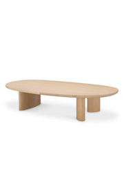 Oak Oval Coffee Table Lindner | Eichholtz Miami