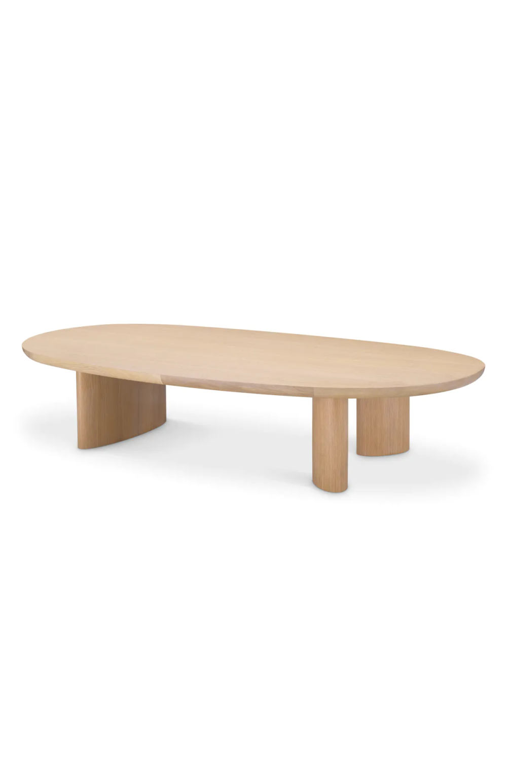 Oak Oval Coffee Table Lindner | Eichholtz Miami