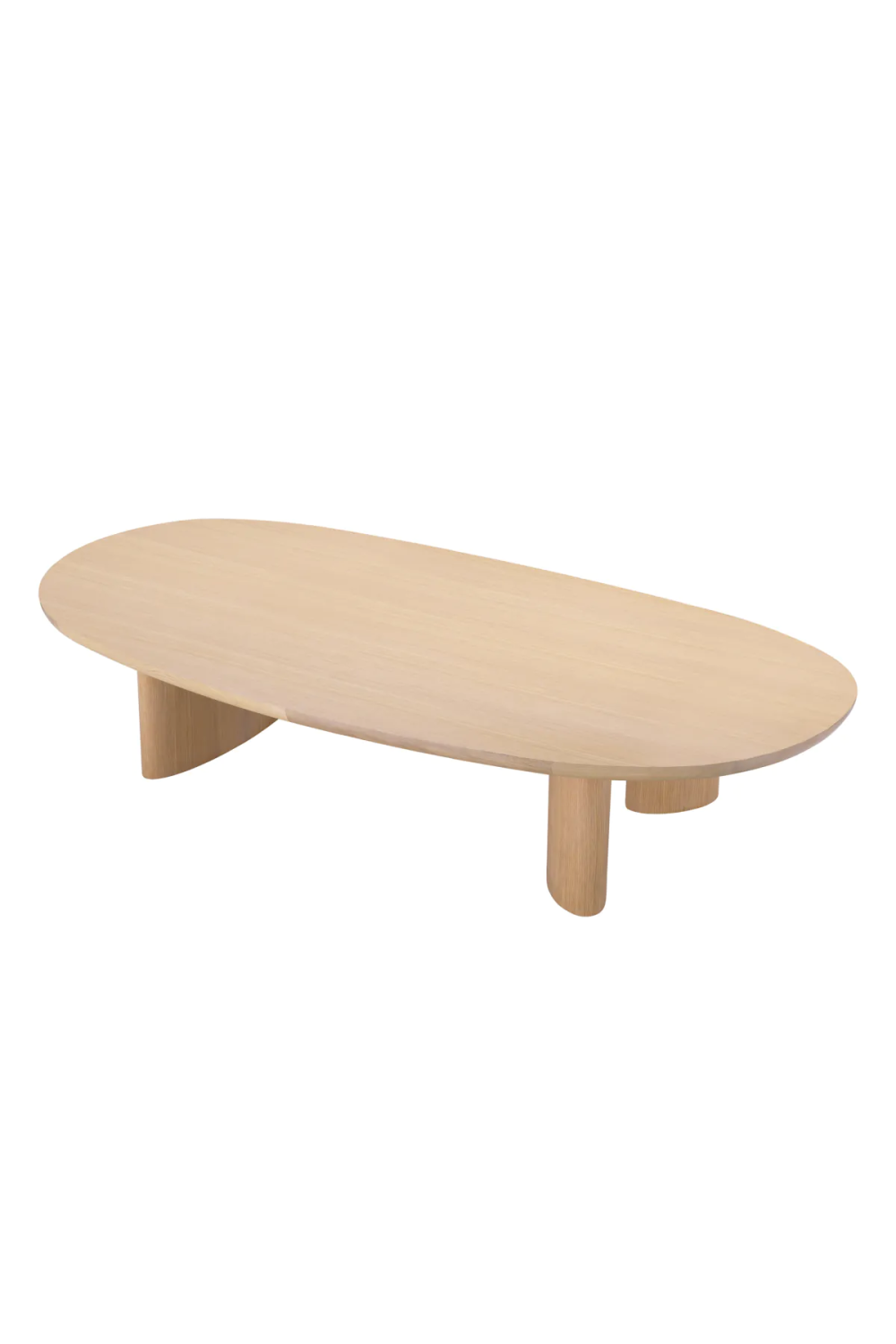 Oak Oval Coffee Table Lindner | Eichholtz Miami