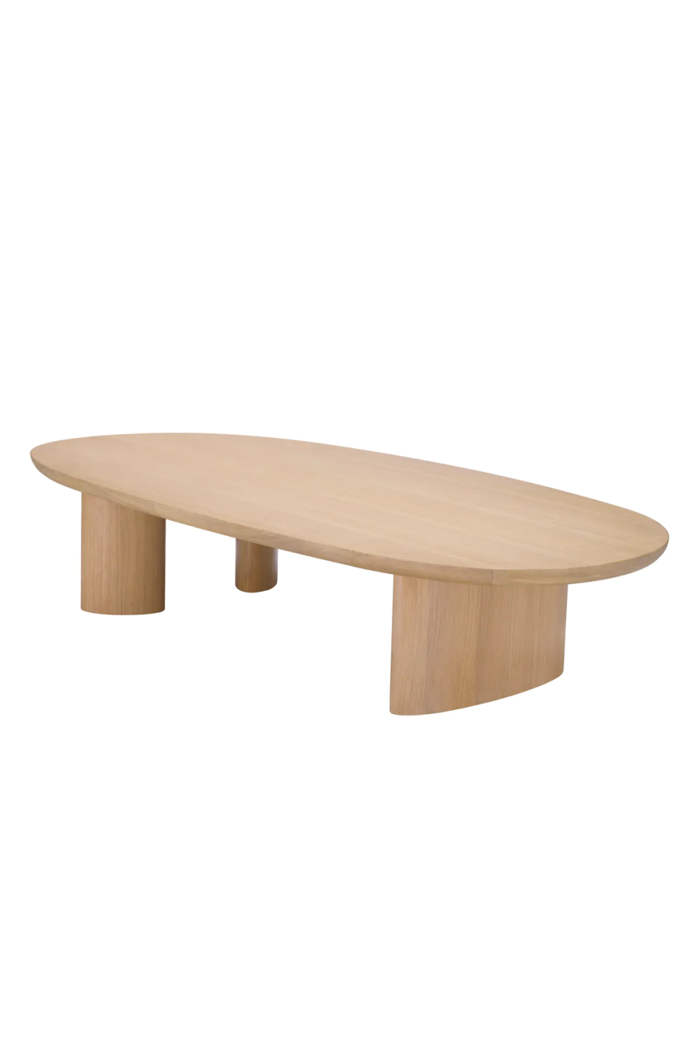 Oak Oval Coffee Table Lindner | Eichholtz Miami