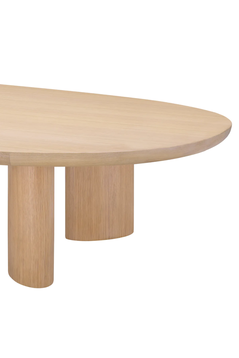 Oak Oval Coffee Table Lindner | Eichholtz Miami