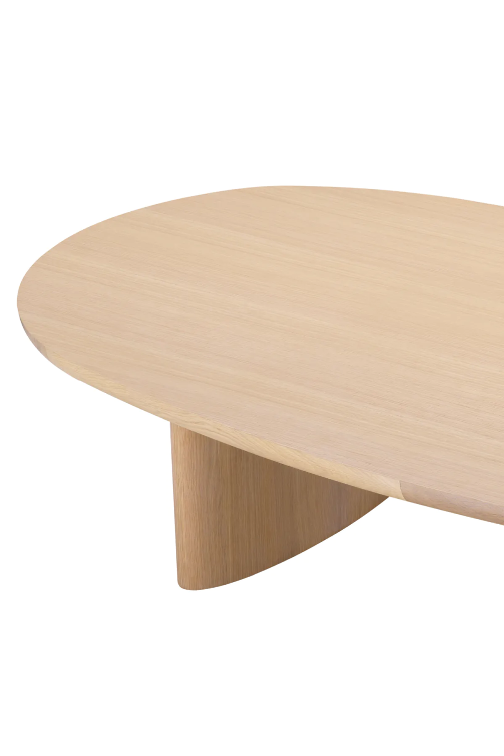 Oak Oval Coffee Table Lindner | Eichholtz Miami