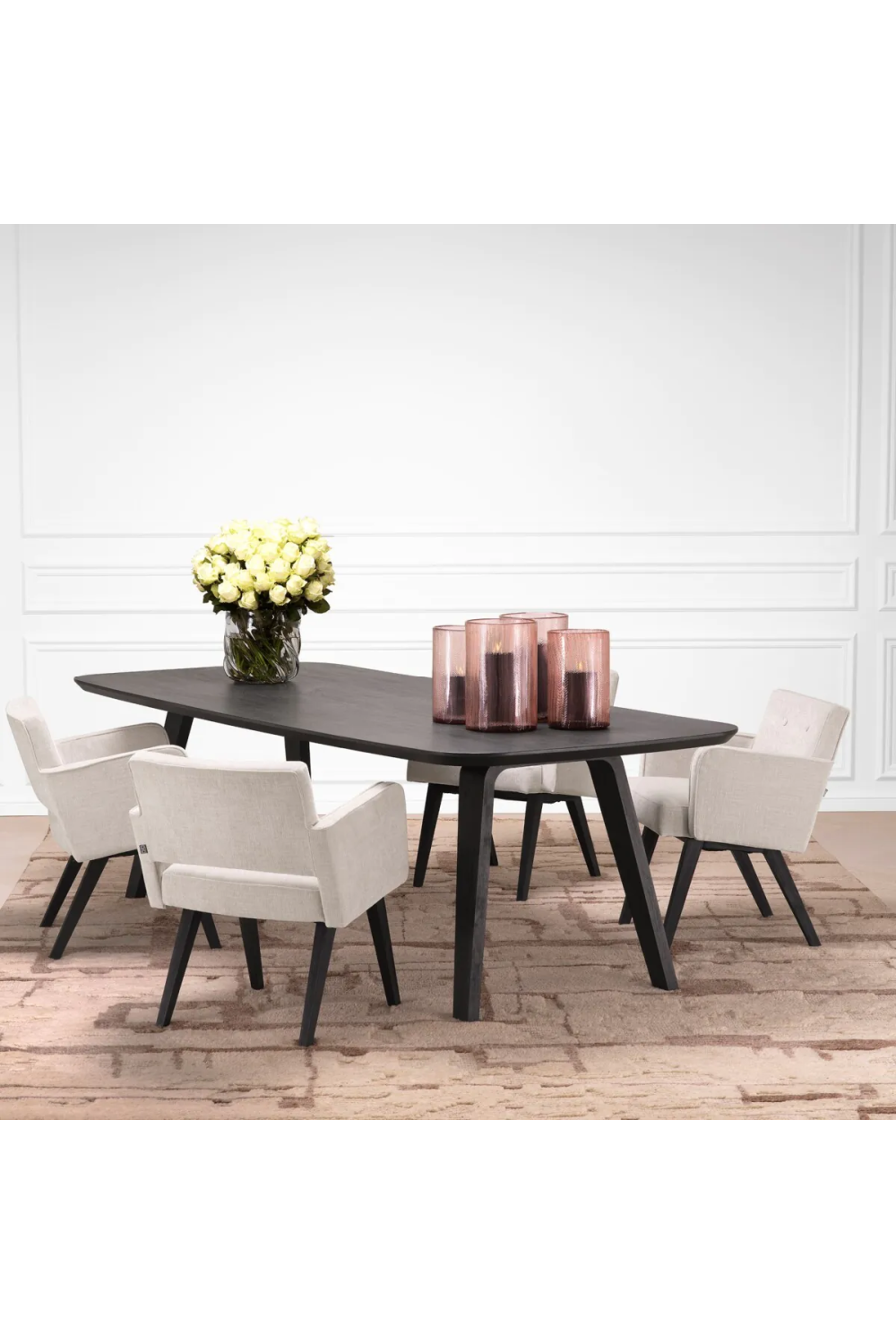Oak Scandinavian Dining Table Glover | Eichholtz Miami