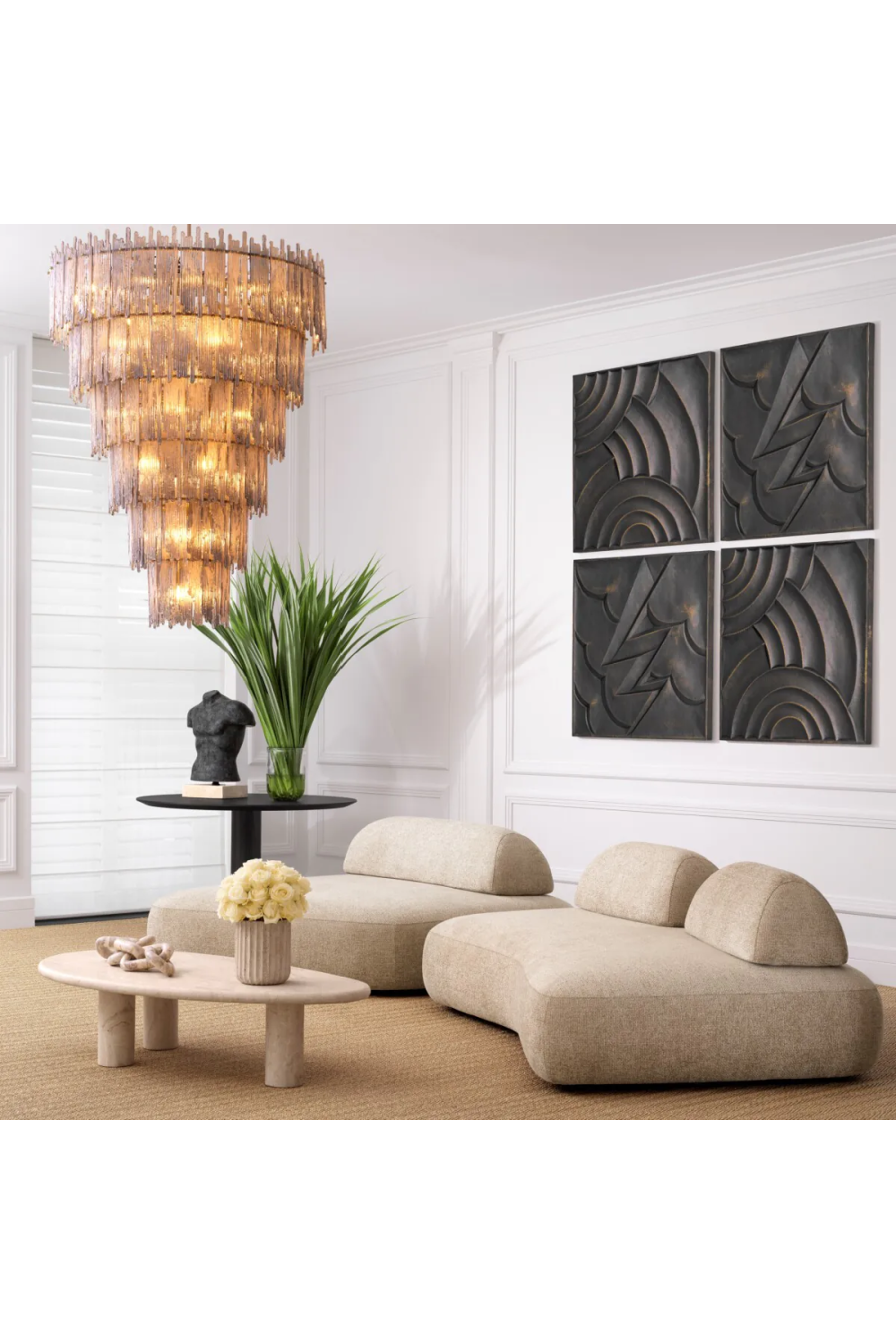 Tiered Grand Chandelier XXL Saint Roch | Eichholtz Miami