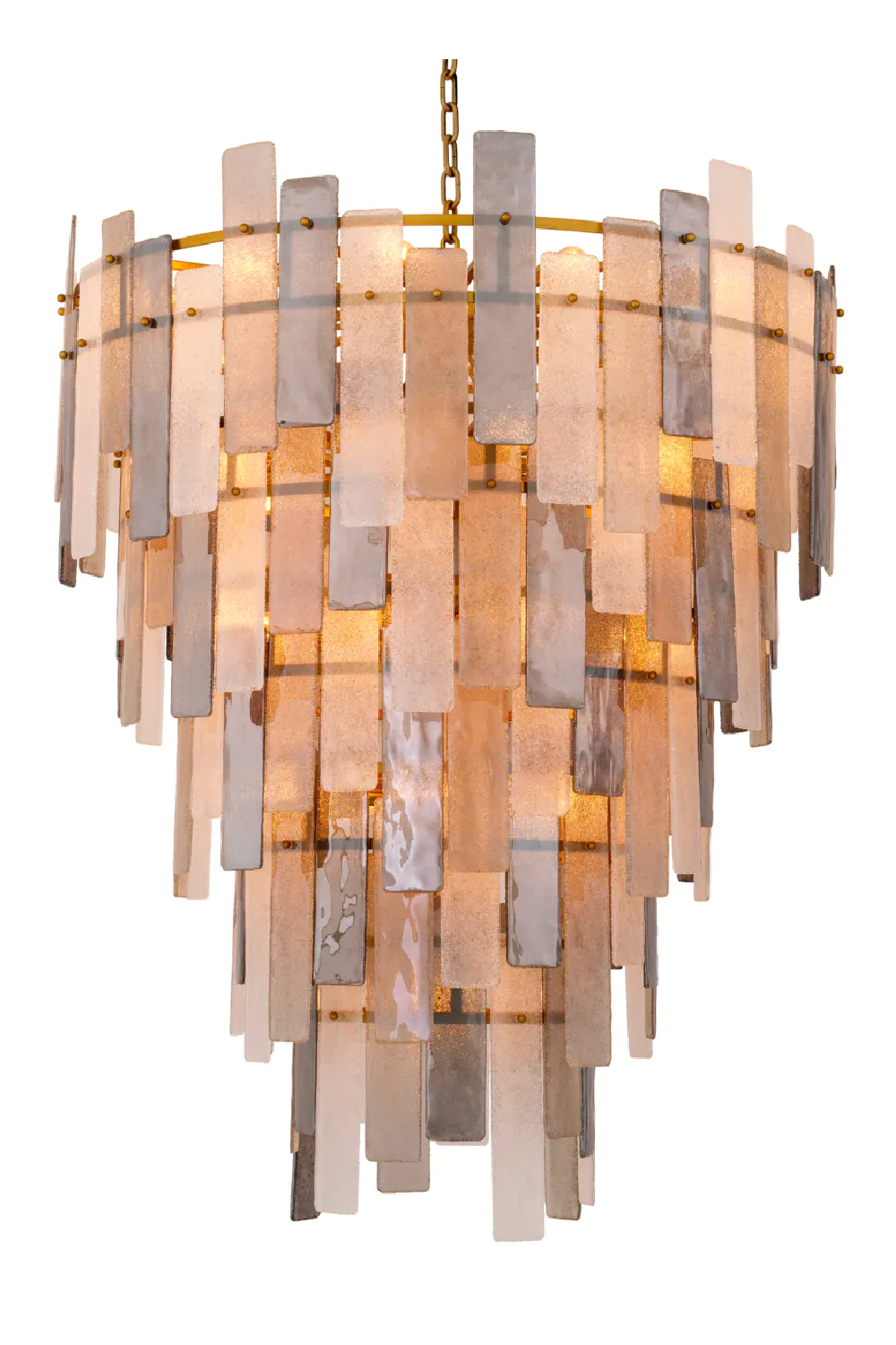 Tiered Glass Chandelier XXL Greyson | Eichholtz Miami