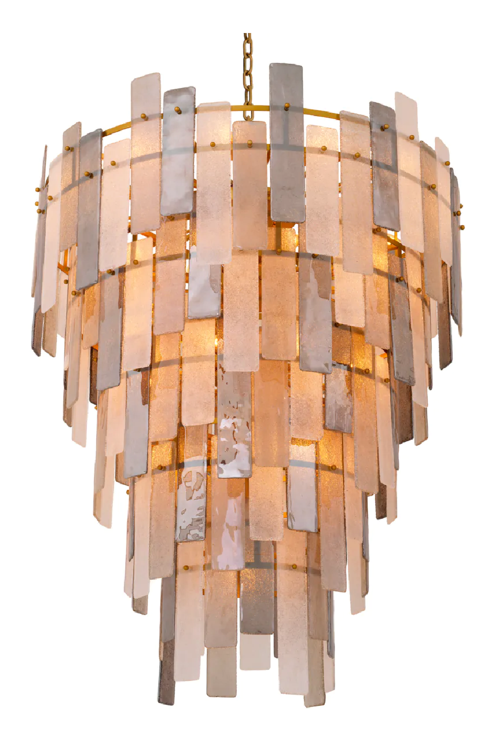Tiered Glass Chandelier XXL Greyson | Eichholtz Miami