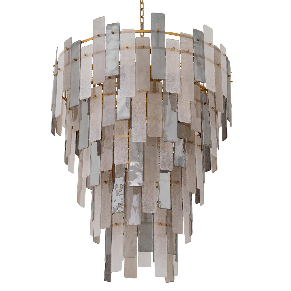 Tiered Glass Chandelier XXL Greyson | Eichholtz Miami