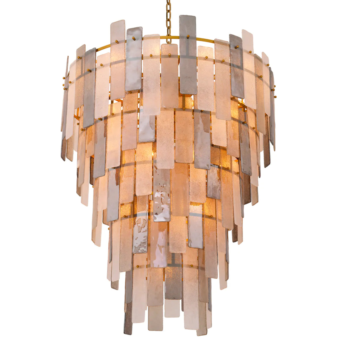 Tiered Glass Chandelier XXL Greyson | Eichholtz Miami