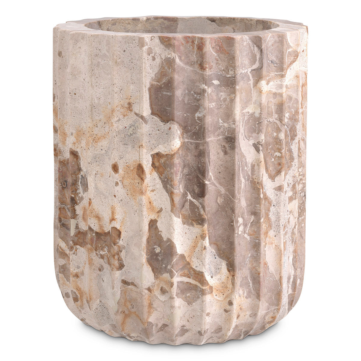 Brown Marble Vase Nava | Eichholtz Miami