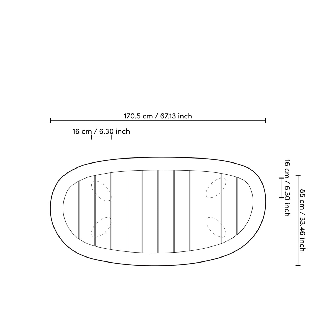Outdoor Coffee Table Free Form | Eichholtz Miami