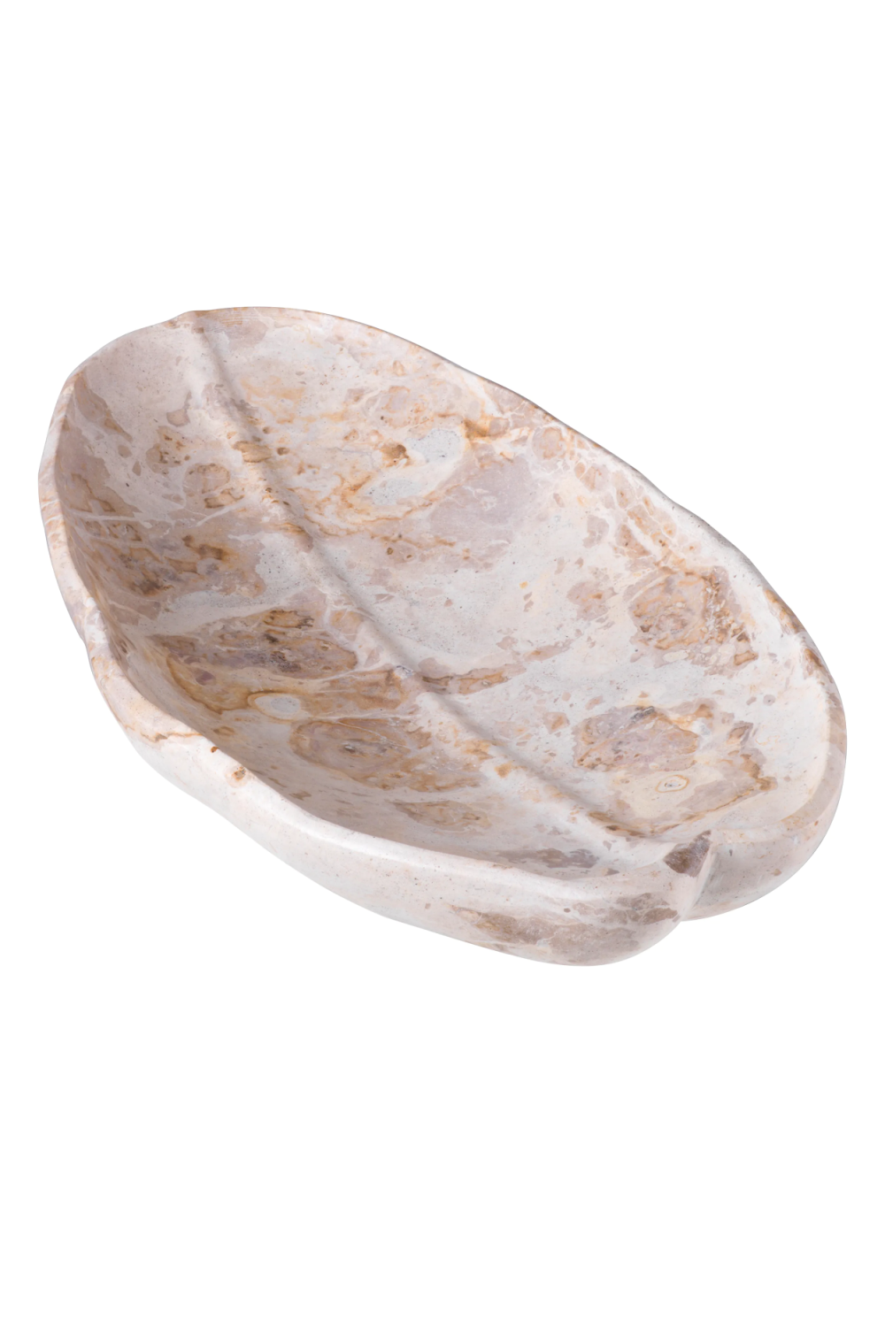 Oval Brown Marble Tray Loulou | Eichholtz Miami