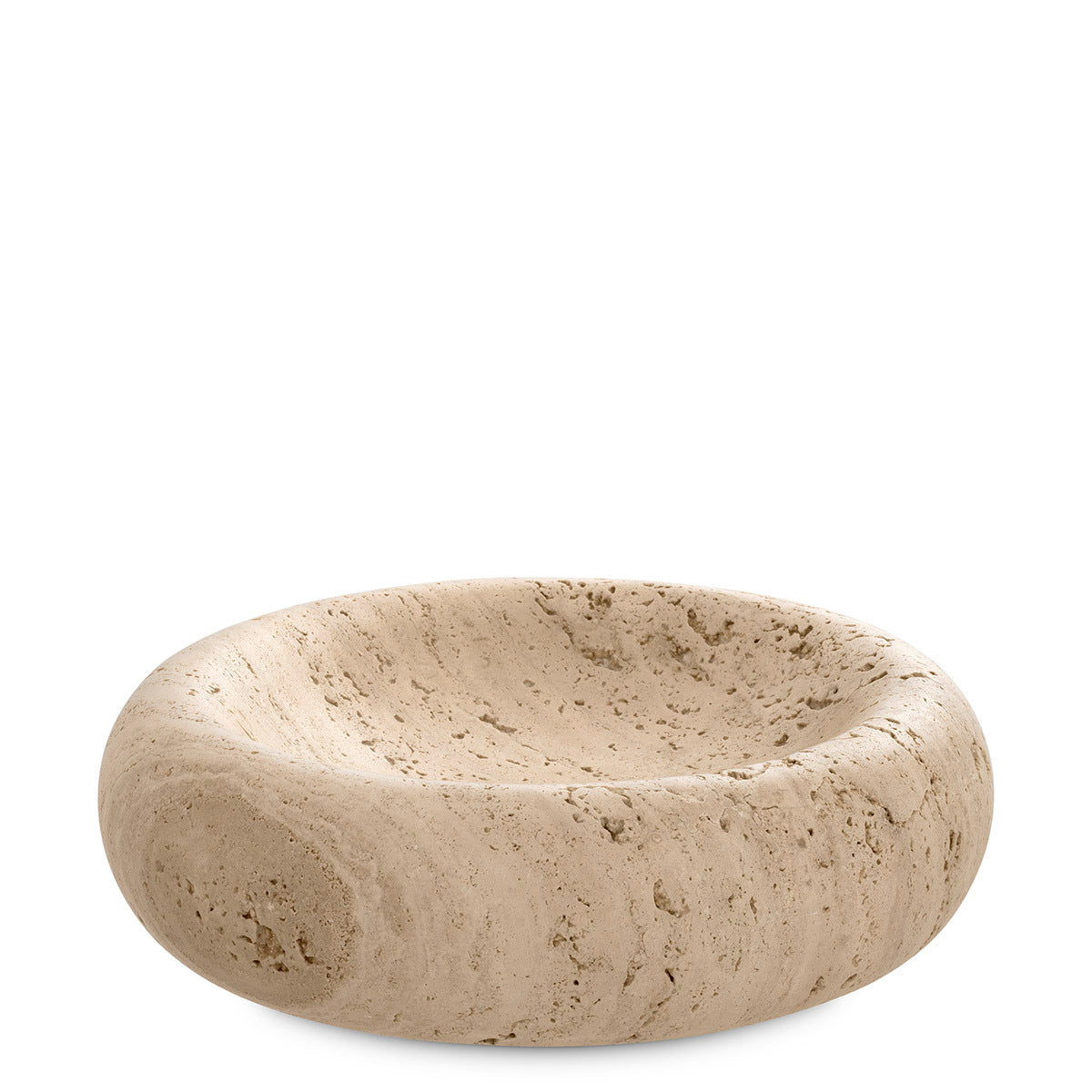 Brown Marble Bowl Small Lizz | Eichholtz Miami