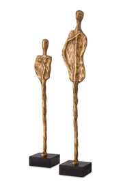 Vintage Brass Deco Object Set (2) Dual | Eichholtz Miami