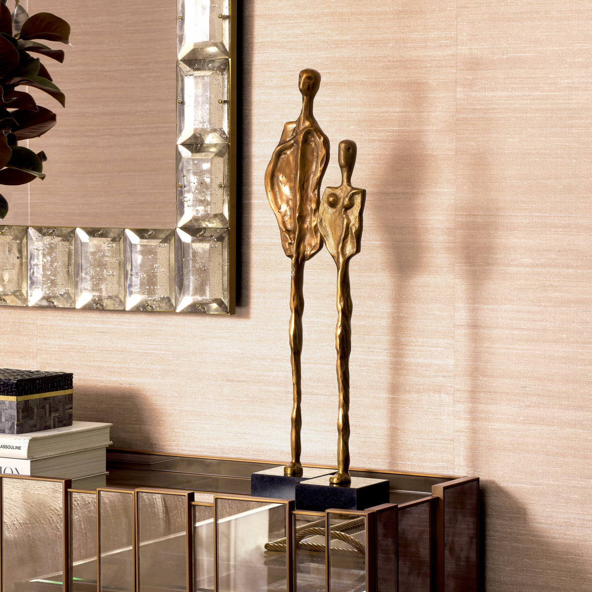 Vintage Brass Deco Object Set (2) Dual | Eichholtz Miami