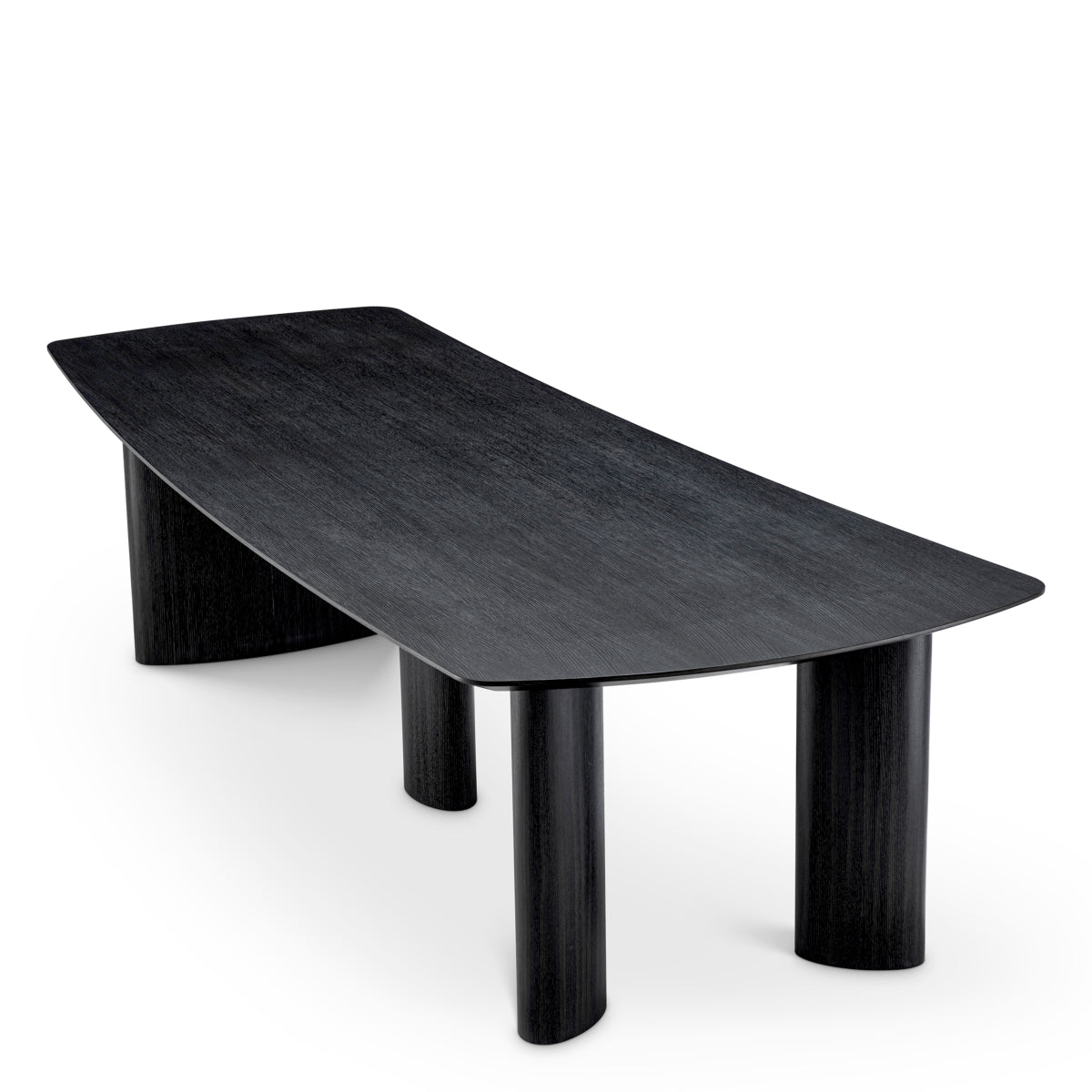 Wooden Minimalist Dining Table L Bergman | Eichholtz Miami