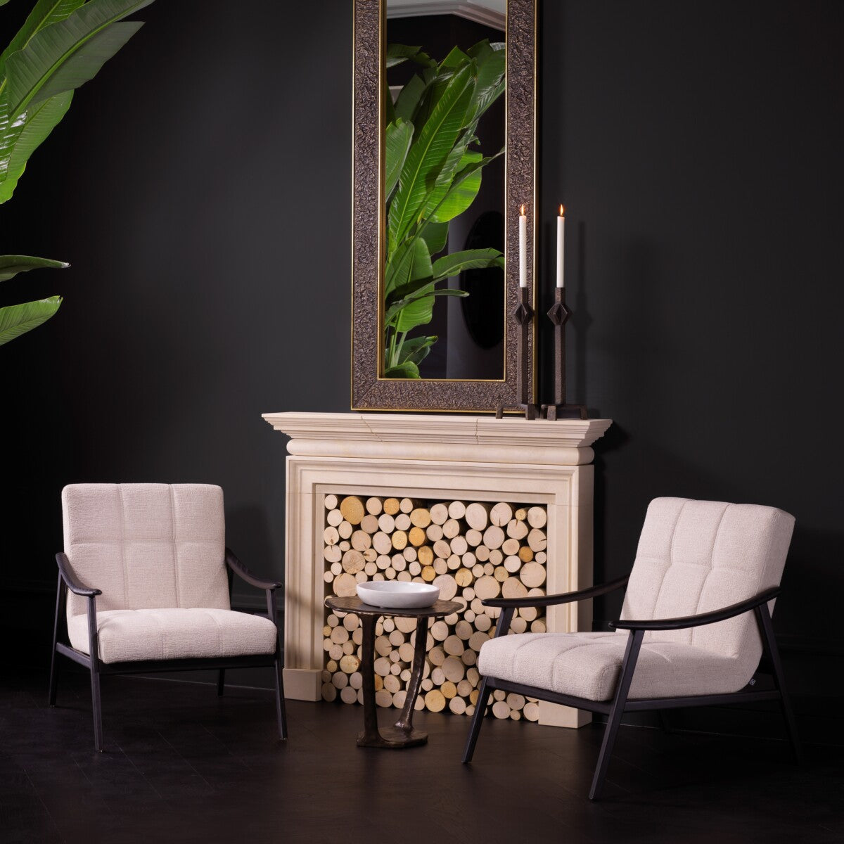 Bronze Side Table Tigra | Eichholtz Miami