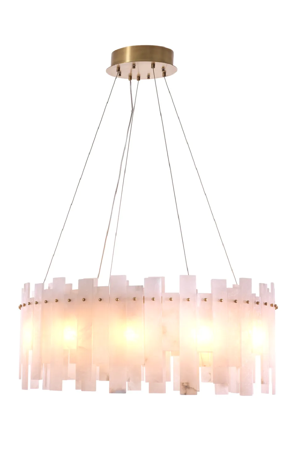 Alabaster Modern Chandelier Pizzorni | Eichholtz Miami