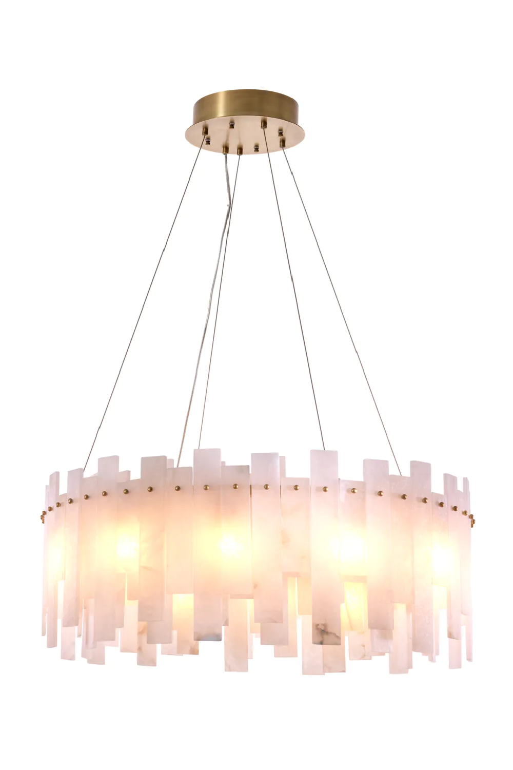 Alabaster Modern Chandelier Pizzorni | Eichholtz Miami