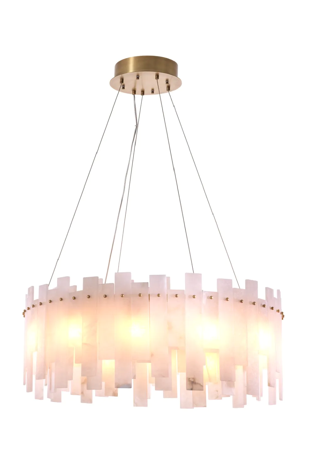 Alabaster Modern Chandelier Pizzorni | Eichholtz Miami