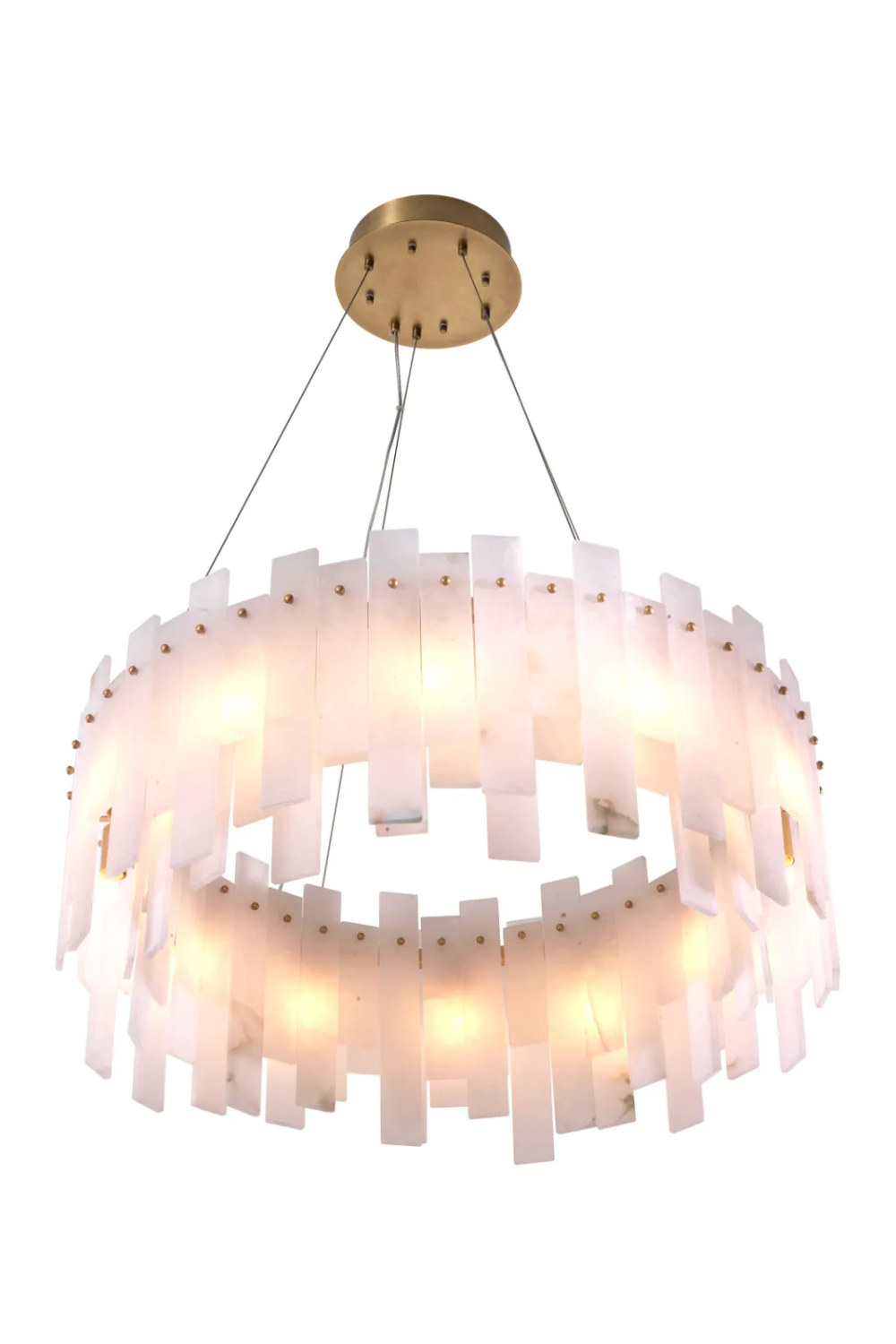 Alabaster Modern Chandelier Pizzorni | Eichholtz Miami