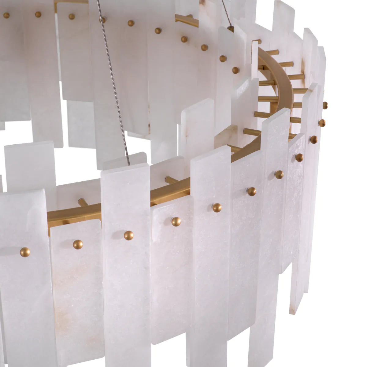 Alabaster Modern Chandelier Pizzorni | Eichholtz Miami