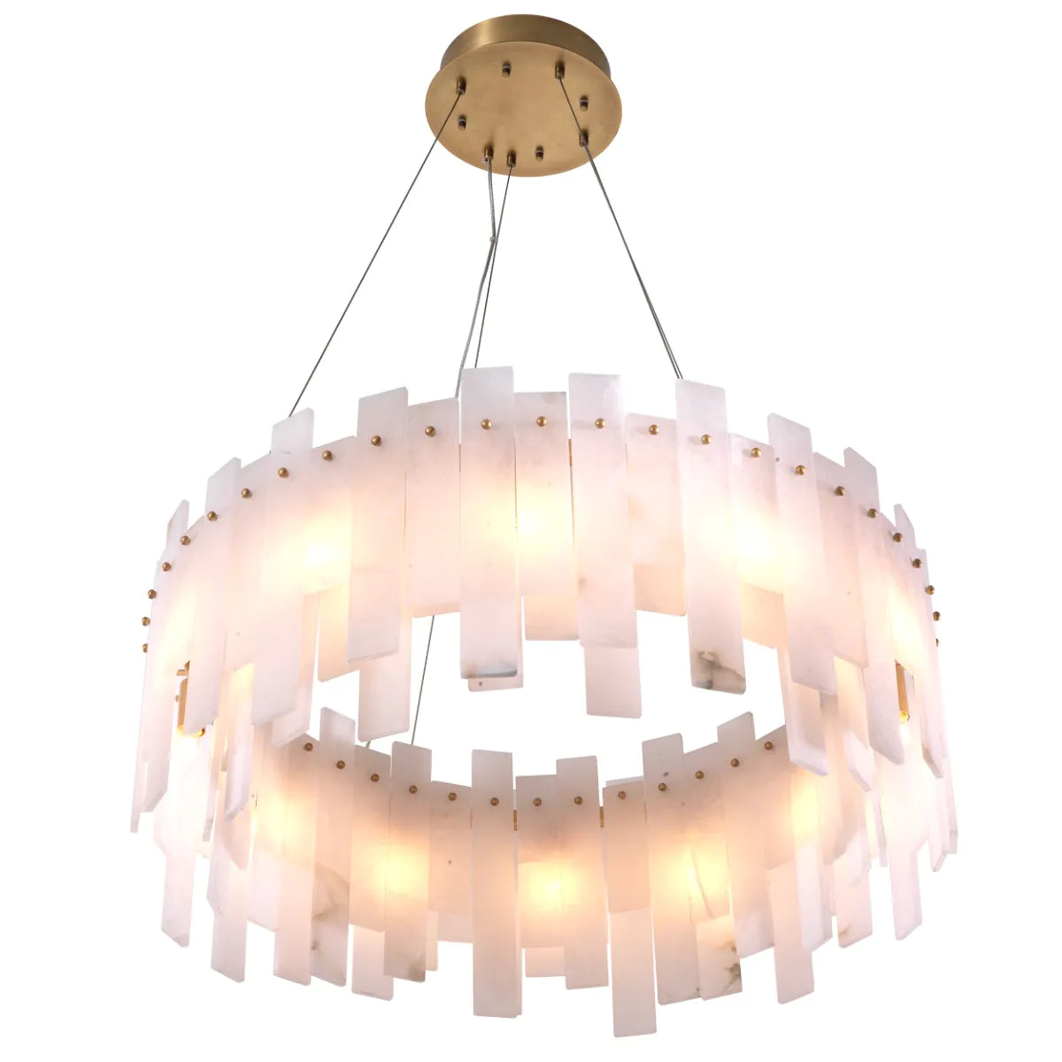 Alabaster Modern Chandelier Pizzorni | Eichholtz Miami