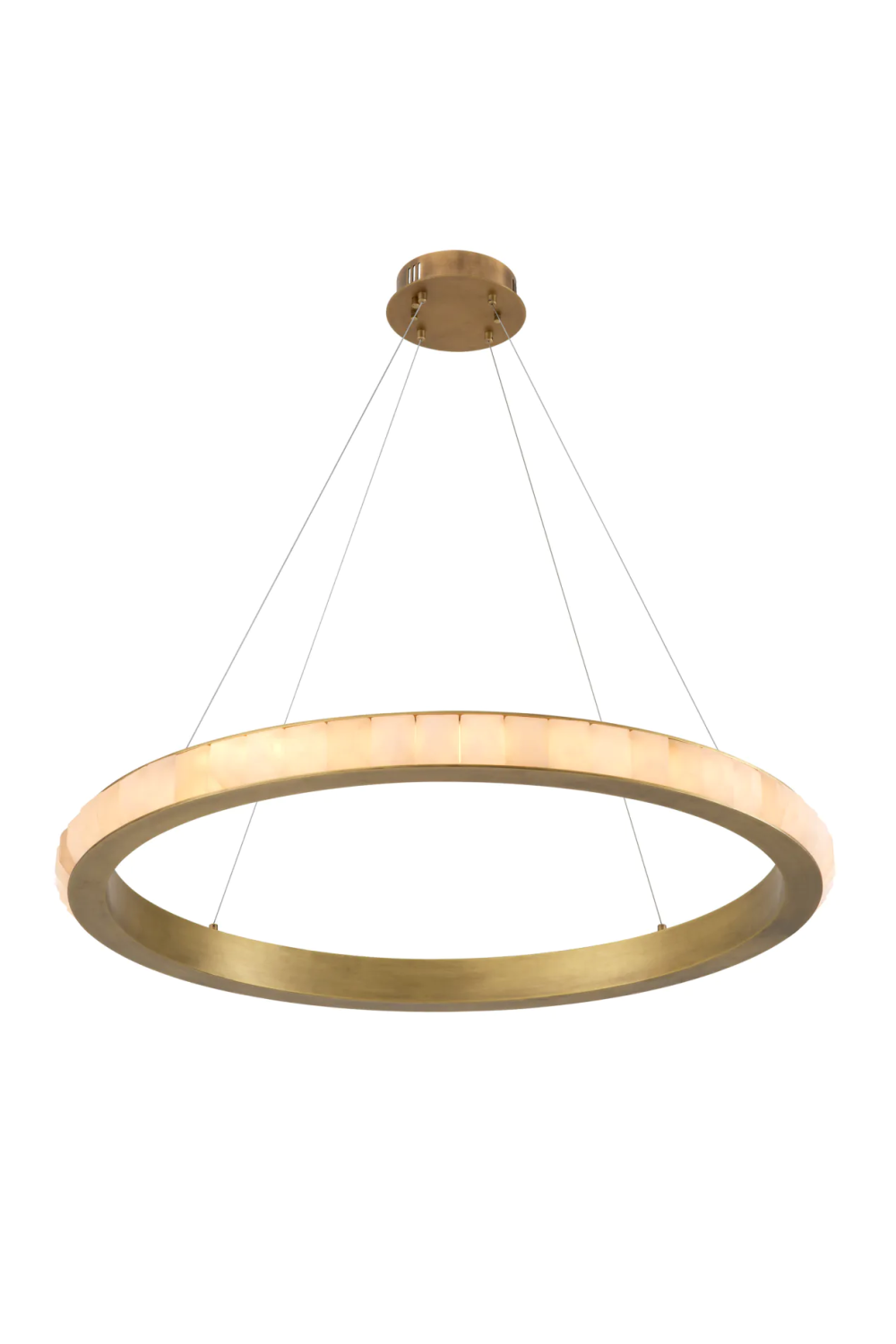 Alabaster Ring Chandelier Cabildo | Eichholtz Miami