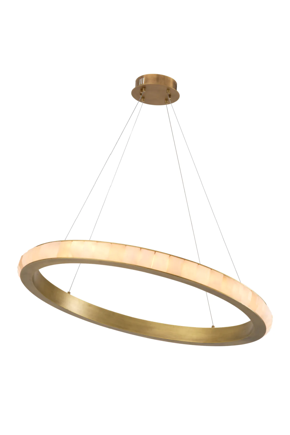Alabaster Ring Chandelier Cabildo | Eichholtz Miami