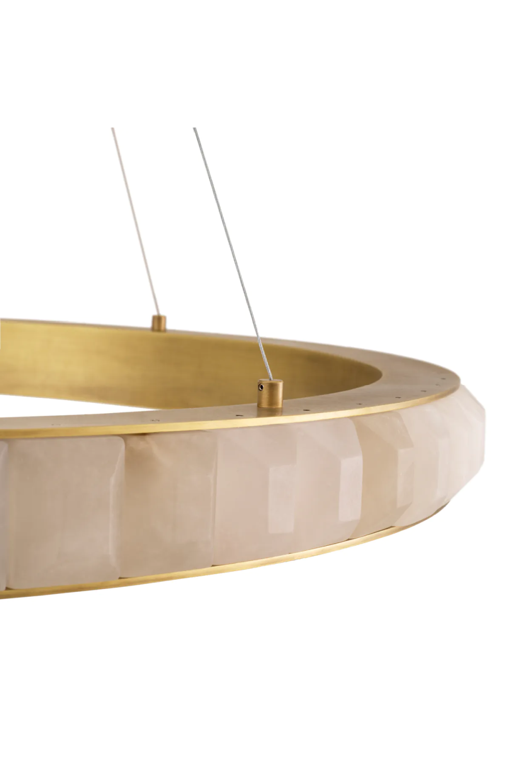 Alabaster Ring Chandelier Cabildo | Eichholtz Miami