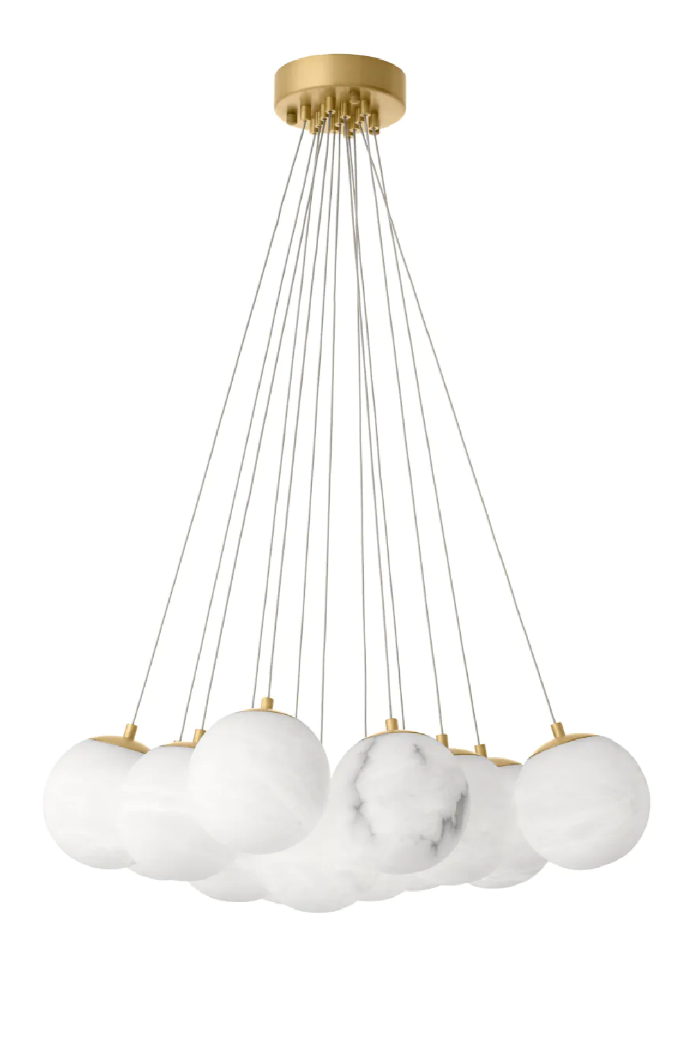 Clustered Alabaster Chandelier Sphinx | Eichholtz Miami