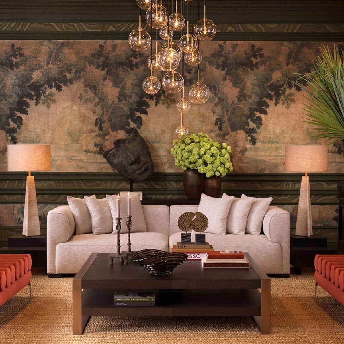 Square Oak Coffee Table Guinness | Eichholtz Miami