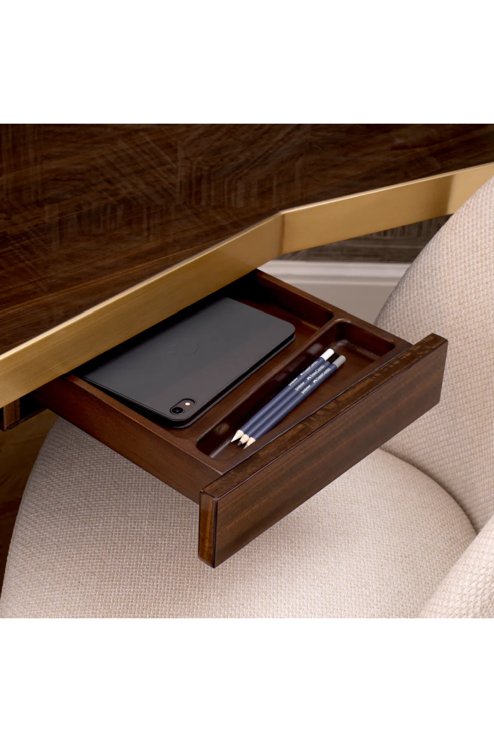 Free-Form Wooden Desk Xenon | Eichholtz Miami