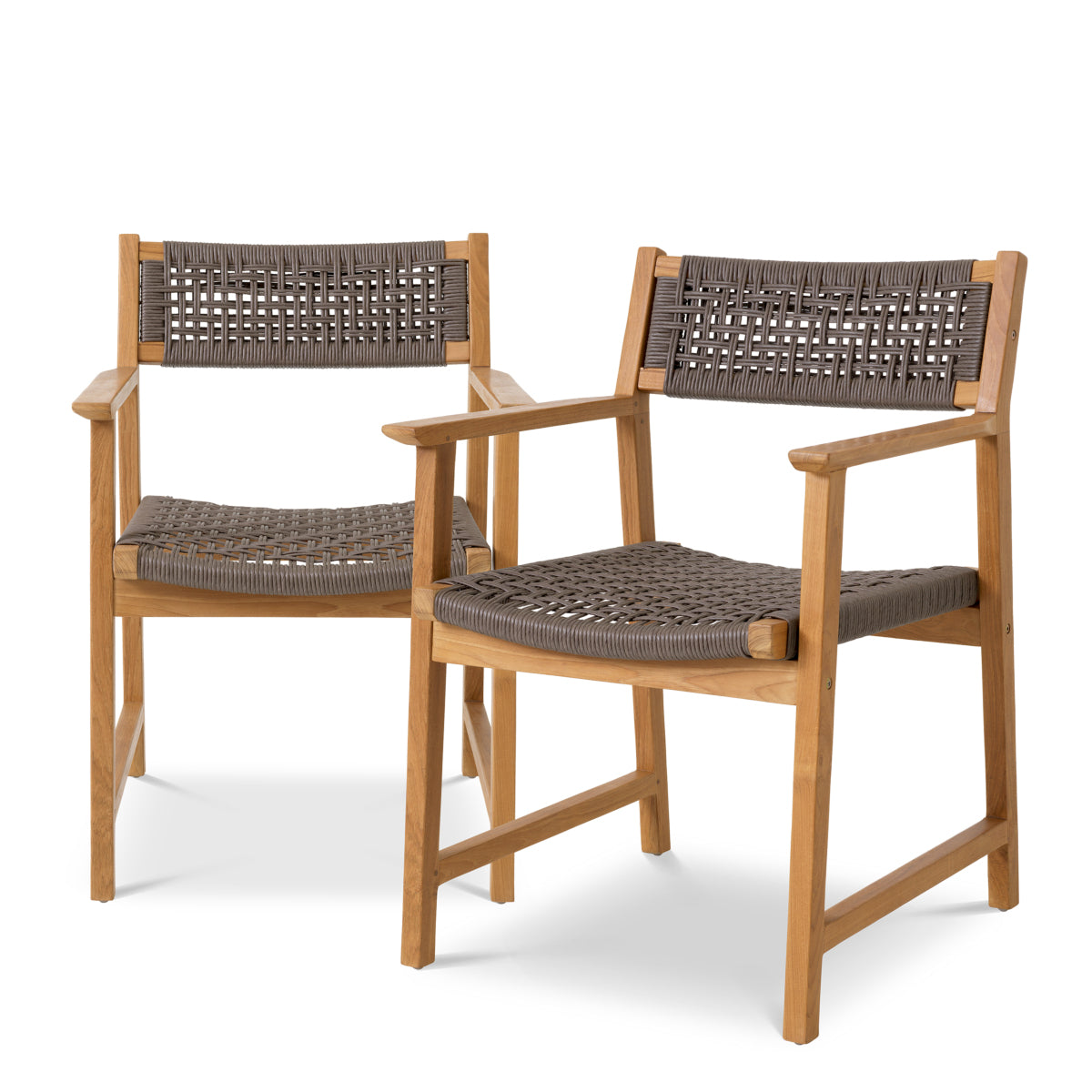 Wood Outdoor Chairs (2) Cancun | Eichholtz Miami