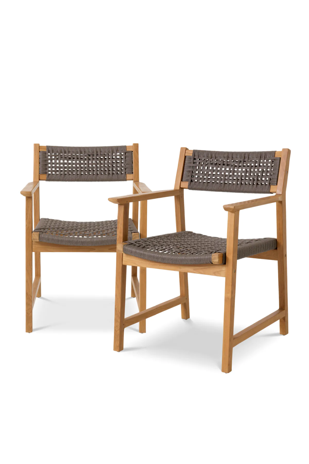Wood Outdoor Chairs (2) Cancun | Eichholtz Miami